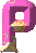 GIF animado (45004) Letra p rosa