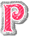 GIF animado (45040) Letra p rosa