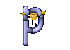 GIF animado (36491) Letra p smilies