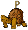 GIF animado (32204) Letra p tortuga