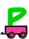 GIF animado (40105) Letra p vagon tren