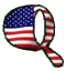GIF animado (42495) Letra q bandera estados unidos