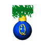 GIF animado (40715) Letra q bola navidad