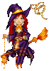 GIF animado (37928) Letra q bruja
