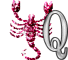 GIF animado (38656) Letra q escorpio