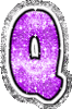 GIF animado (33026) Letra q glitter fucsia