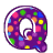 GIF animado (40483) Letra q lunares