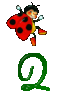 GIF animado (39629) Letra q mariquita
