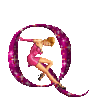 GIF animado (43476) Letra q mujer