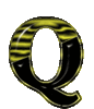 GIF animado (42105) Letra q negra amarilla