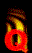 GIF animado (37743) Letra q roja ardiendo