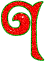GIF animado (44270) Letra q roja fantasia