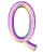 GIF animado (44927) Letra q rosa