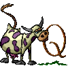 GIF animado (32249) Letra q vaca