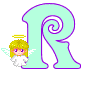 GIF animado (39011) Letra r angelito