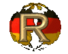 GIF animado (42388) Letra r bandera alemana