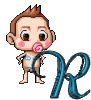 GIF animado (43054) Letra r bebe