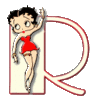 GIF animado (35887) Letra r betty boop
