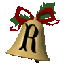 GIF animado (40876) Letra r campana navidad