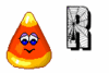 GIF animado (38165) Letra r dulces halloween