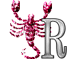 GIF animado (38657) Letra r escorpio