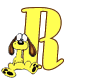 GIF animado (36068) Letra r garfield