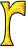 GIF animado (32683) Letra r glitter amarilla
