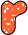GIF animado (34223) Letra r glitter naranja