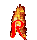 GIF animado (37502) Letra r llama roja
