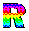 GIF animado (40161) Letra r multicolor