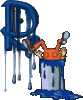 GIF animado (43745) Letra r pintor