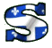 GIF animado (42569) Letra s bandera quebec