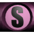 GIF animado (32605) Letra s boton rosa
