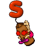 GIF animado (43157) Letra s boxeador