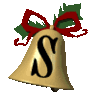 GIF animado (40877) Letra s campana navidad