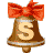 GIF animado (40903) Letra s campanas navidad