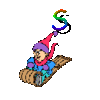 GIF animado (43629) Letra s chico trineo