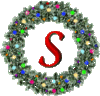 GIF animado (41082) Letra s corona navidad