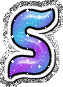 GIF animado (34634) Letra s glitter