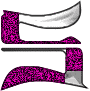 Imagen GIF de Letra s glitter japonesa animado