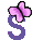 GIF animado (30369) Letra s mariposa
