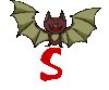 GIF animado (38318) Letra s murcielagos halloween