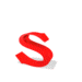 GIF animado (43994) Letra s rojo