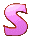 GIF animado (44514) Letra s rosa