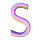 GIF animado (44929) Letra s rosa