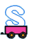 GIF animado (40108) Letra s vagon tren