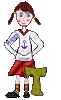 GIF animado (42810) Letra t adolescente
