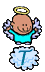 GIF animado (39040) Letra t angelito nube