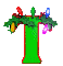 GIF animado (40641) Letra t arbol navidad