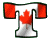 GIF animado (42462) Letra t bandera canada